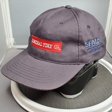 Boné chapéu vintage General Tire SEARS AUTO CENTER Strapback masculino cinza cabeça tiros KC comprar usado  Enviando para Brazil