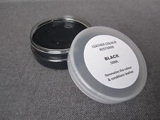 Black leather colour for sale  LONDON