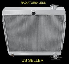 Usado, Radiador de alumínio CHAMPION 3 FILEIRAS 1970 71 JEEP CJ5 CJ6 / 66-71 JEEPSTER V6 CC7071 comprar usado  Enviando para Brazil