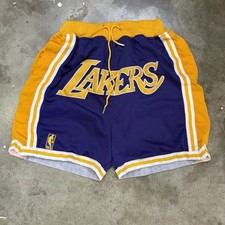 Shorts de basquete masculino médio Los Angeles Lakers Just Don 1996-97 Throwback comprar usado Shorts de basquete masculino médio Los Angeles Lakers Just Don 1996-97 Throwback comprar usado  Enviando para Brazil