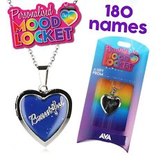Personalised mood locket for sale  COLWYN BAY