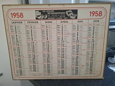 Ancien grand calendrier d'occasion Ancien grand calendrier d'occasion  Ouistreham