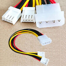 2x Adaptador de Cabo Divisor de Fonte de Alimentação para PC 4 Pinos Molex 5,25 a 2x 3,5" Disquete FDD comprar usado  Enviando para Brazil