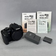 Câmera DSLR Canon EOS Rebel XTi 10.1MP contagem desconhecida do obturador somente o corpo comprar usado  Enviando para Brazil