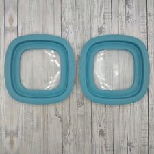Lote de tampa Rubbermaid Premier 10M3M4 azul quadrado 2 janela de recipiente de substituição 7" comprar usado  Enviando para Brazil