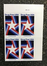 2020USA #5542 Para Sempre Livre De Drogas-Placa de Bloco de 4 Estado perfeito comprar usado  Enviando para Brazil