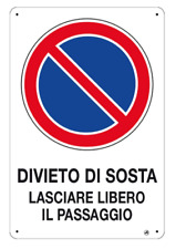 Divieto sosta lasciare usato  Verona