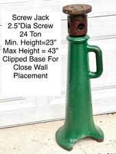 Ton screw jack for sale  Prospect Heights