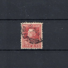 Regno 1927 perfin usato  Sannicandro di Bari