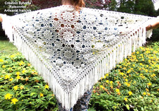 Chale etole crochet d'occasion  Cosne-Cours-sur-Loire