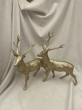Gold glittering deer for sale  HORNCASTLE