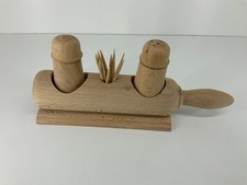 Set wooden salt for sale  NOTTINGHAM