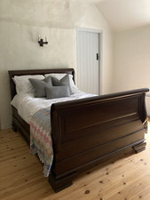Solid wooden sleigh for sale  CAMBRIDGE