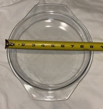 Antigo Caçarola de vidro transparente Marinex tampa de cozimento com cabo 9” de largura. Feito no Brasil. comprar usado Antigo Caçarola de vidro transparente Marinex tampa de cozimento com cabo 9” de largura. Feito no Brasil. comprar usado  Enviando para Brazil