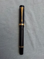 Caneta-tinteiro vintage Parker dupla dobra centenária preta ouro 18K nova na caixa comprar usado  Enviando para Brazil
