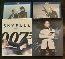 Blu Ray 007 Bond + DVD Digital Casino Royal, Quantum Solace, Skyfall, Spectre comprar usado  Enviando para Brazil
