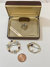 Vintage krementz brooch for sale  Piscataway
