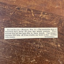 Menhaden fisherman newport for sale  Hinckley