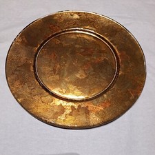 Gold leaf charger for sale  PERTH