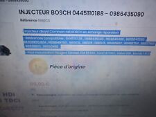 Injecteur bosch peugeot d'occasion  Millau