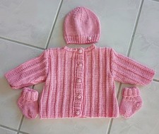 Babystrickjacke set mädchen gebraucht kaufen  St. Leon-Rot