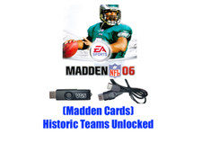 Madden NFL 06 Lista Equipes Históricas Desbloqueado Salvar Original Xbox USB + Cabo 2006 comprar usado  Enviando para Brazil