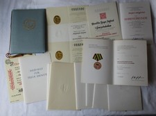 Ddr urkunden kampforden gebraucht kaufen  Borna