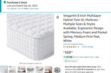 Inch twin mattress for sale  Irvine