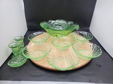 Vintage green depression for sale  BALA
