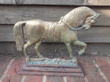 Vintage brass horse for sale  EMSWORTH