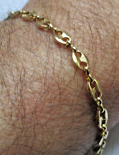 Bracelet gourmette maillons d'occasion  Perros-Guirec