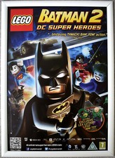 Lego Batman 2 Dc Super Heroes Raro PS4 PS3 Xbox One 42cm X 59cm pôster promocional #2 comprar usado  Enviando para Brazil