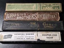 4 ESTOJOS DE BARBEAR RETOS VAZIOS VINTAGE comprar usado  Enviando para Brazil