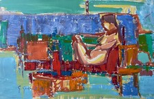 Peinture signée gabriel d'occasion  Noisy-le-Sec