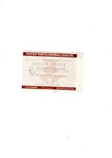 Ticket partick thistle for sale  CHALFONT ST. GILES