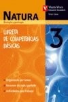 Natura 3. Libreta de competencias básicas comprar usado  Enviando para Brazil