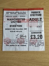 Manchester united everton for sale  LEICESTER