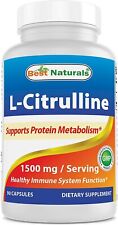 Best Naturals L-citrulina 1500mg/porção 90 cápsulas comprar usado  Enviando para Brazil