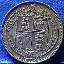 Victoria silver shilling for sale  UK