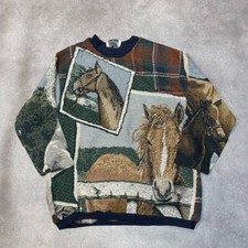 Vintage woven sweatshirt for sale  HUDDERSFIELD