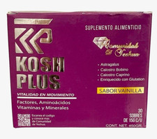 KOSH Plus / 30 saquetas de 15 gr cada / Suplemento nutricional / Sabor baunilha comprar usado  Enviando para Brazil