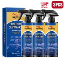 3 peças spray de revestimento de carro efeito rápido agente de revestimento persistente tipo 120 ml comprar usado  Enviando para Brazil
