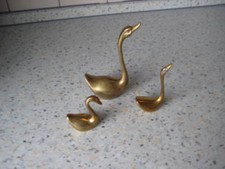 Messingfigur schwan deko gebraucht kaufen  Überherrn