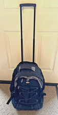 Mochila Samsonite com rodas preta rolante transporte viagem laptop bolsa 21x14x11 comprar usado  Enviando para Brazil