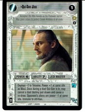 STAR WARS CCG TATOOINE CARTÃO RARO QUI-GON JINN AI ex comprar usado  Enviando para Brazil