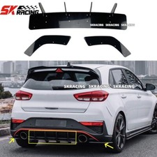 Usado, Difusor de para-choque traseiro preto brilhante PP spoiler ajuste labial para Hyundai I30N MK3.5 2020+ comprar usado  Enviando para Brazil