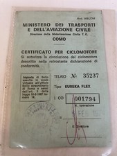 Libretto circolazione girelli usato  Casalecchio di Reno
