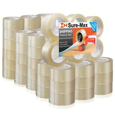 72 rolos de vedação de caixa de papelão Embalagem Transparente Caixa De Fita De Frete - 1.8 Mil 2" X 110 metros, usado comprar usado  Enviando para Brazil
