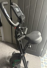 Bicicleta ergométrica dobrável ciclismo indoor com display LCD e faixas de resistência de braço comprar usado  Enviando para Brazil