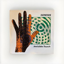 Genesis Invisible Touch 1986 Vinyl Record LP OG Embossed VG+/G 81641-I-E, usado comprar usado  Enviando para Brazil